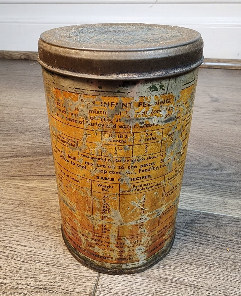 Antique Robinson’s Patent Barley Infant, Empty!