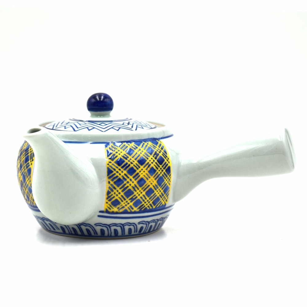 Shozui Sansui White Kyusu Teapot