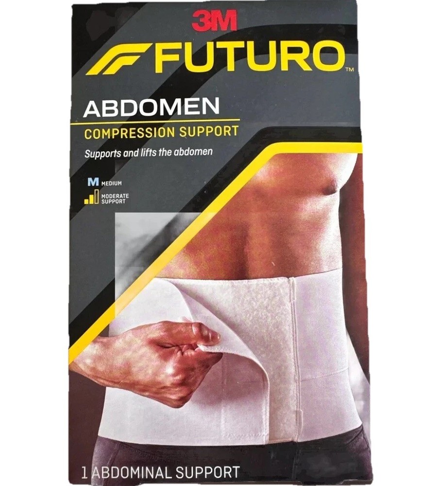 2 Packs 3M Abdominal Compression Support, Medium FUTURO