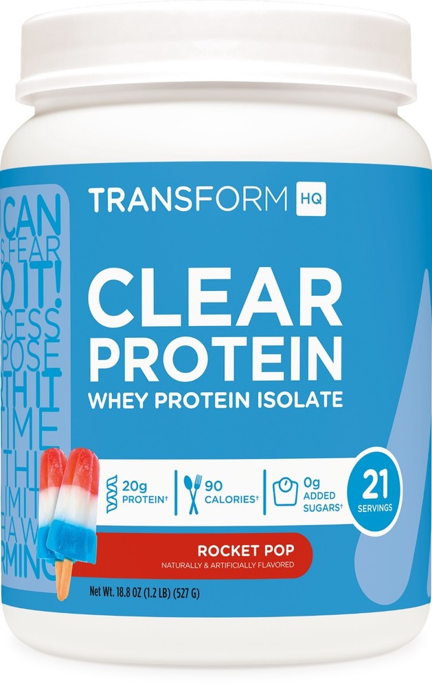 TransformHQ Clear Whey Protein Isolate (WPI) (Rocket Pop Flavored)