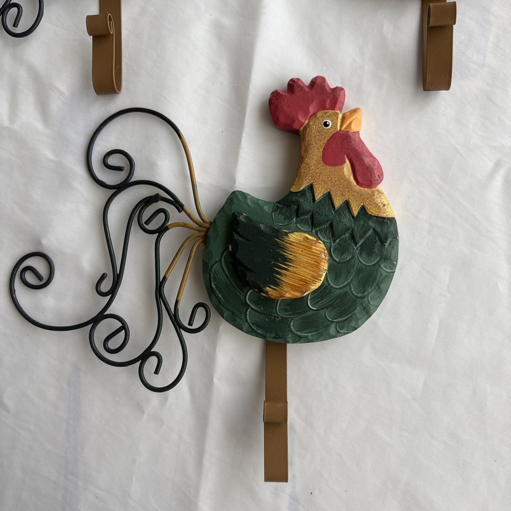Rooster Hook Wall Hangings