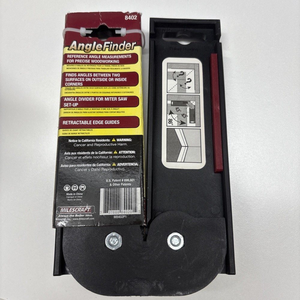 angle finder for miter saws