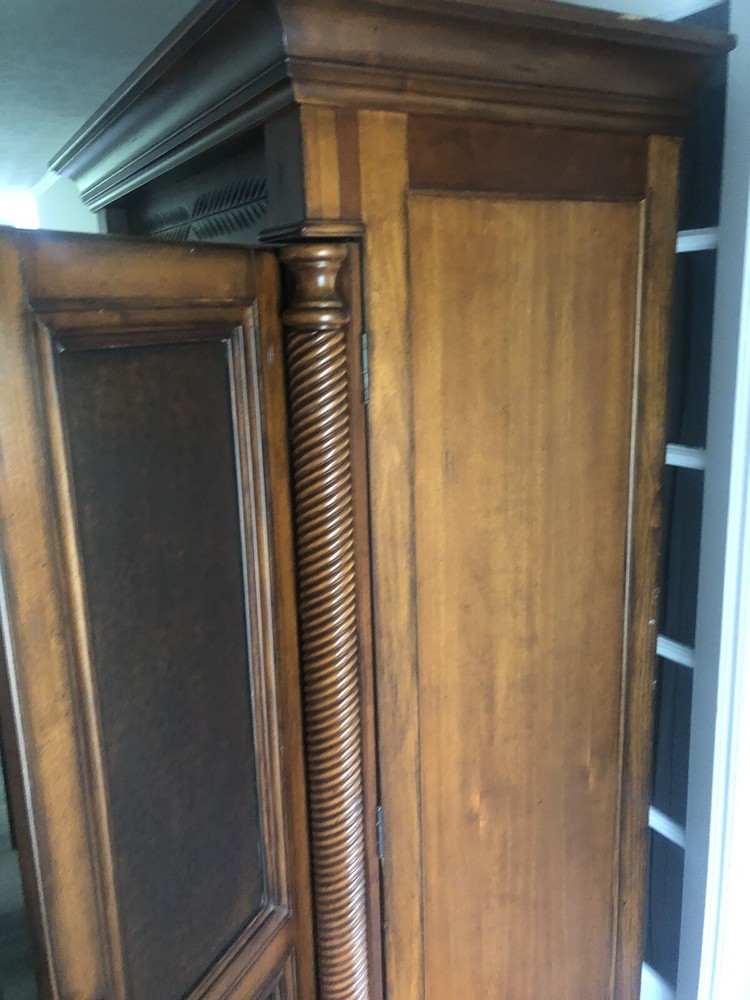 antique armoire closet wardrobe