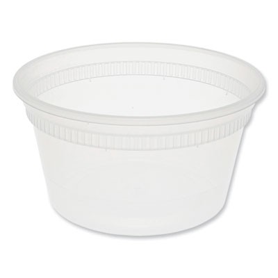 Pactive L5012Y Microwavable Container 12 Oz Clear Plastic