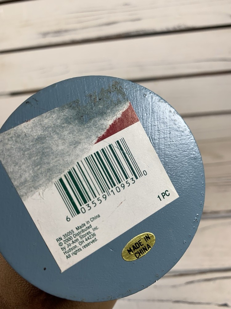 German nutcracker King Yellow-blue, height 12”