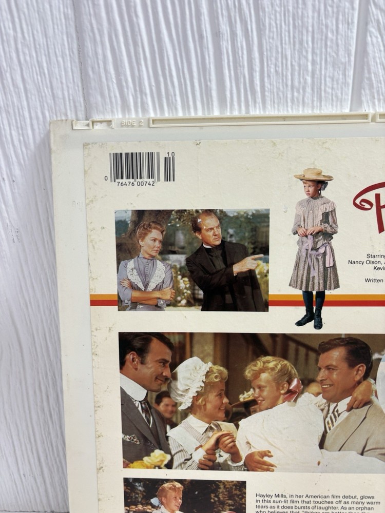 Disney’s Pollyanna CED VideoDisc RCA SelectaVision Part 1 Untested