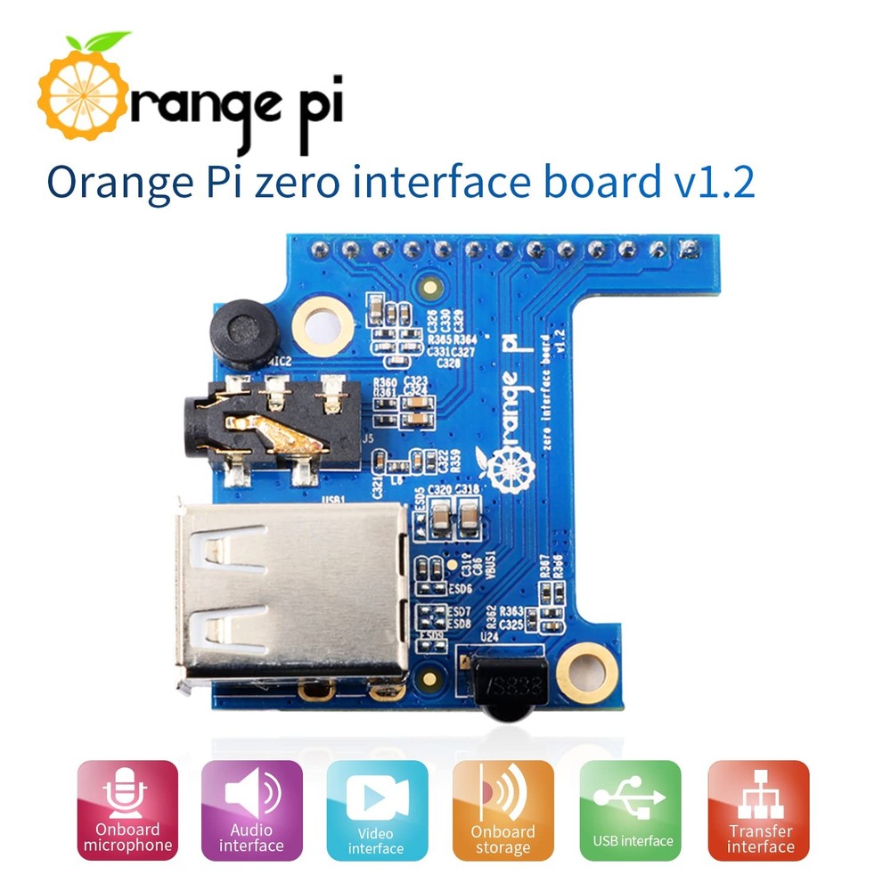Multifunctional Expansion Board for Zero 2 Zero 3 Single Board Computer