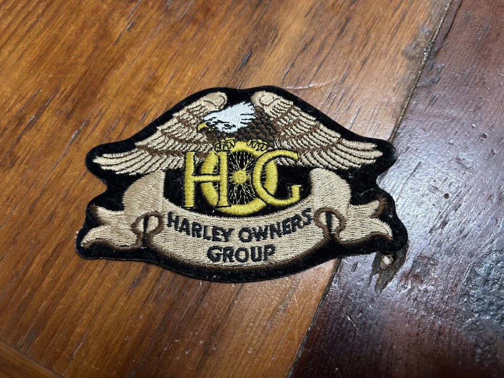 Harley Owner's Group HOG Embroidered Iron On Patch