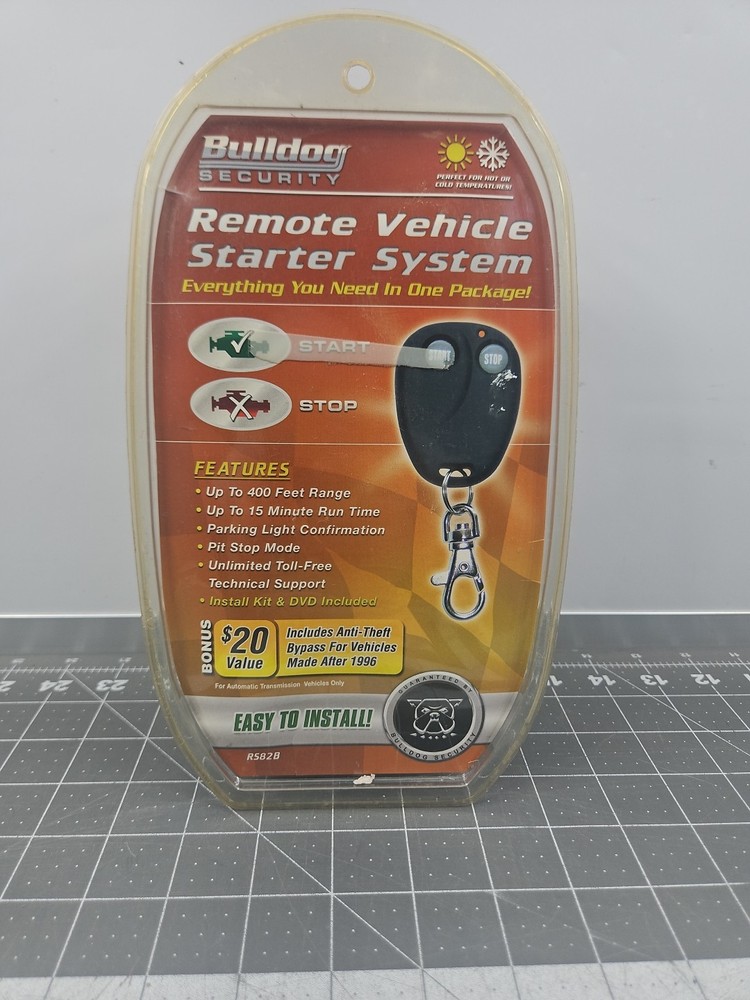 Bulldog Security RS82B Remote Vehicle Starter System 400 Foot Range