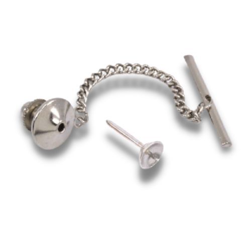 Pearl Tie Tack and Back