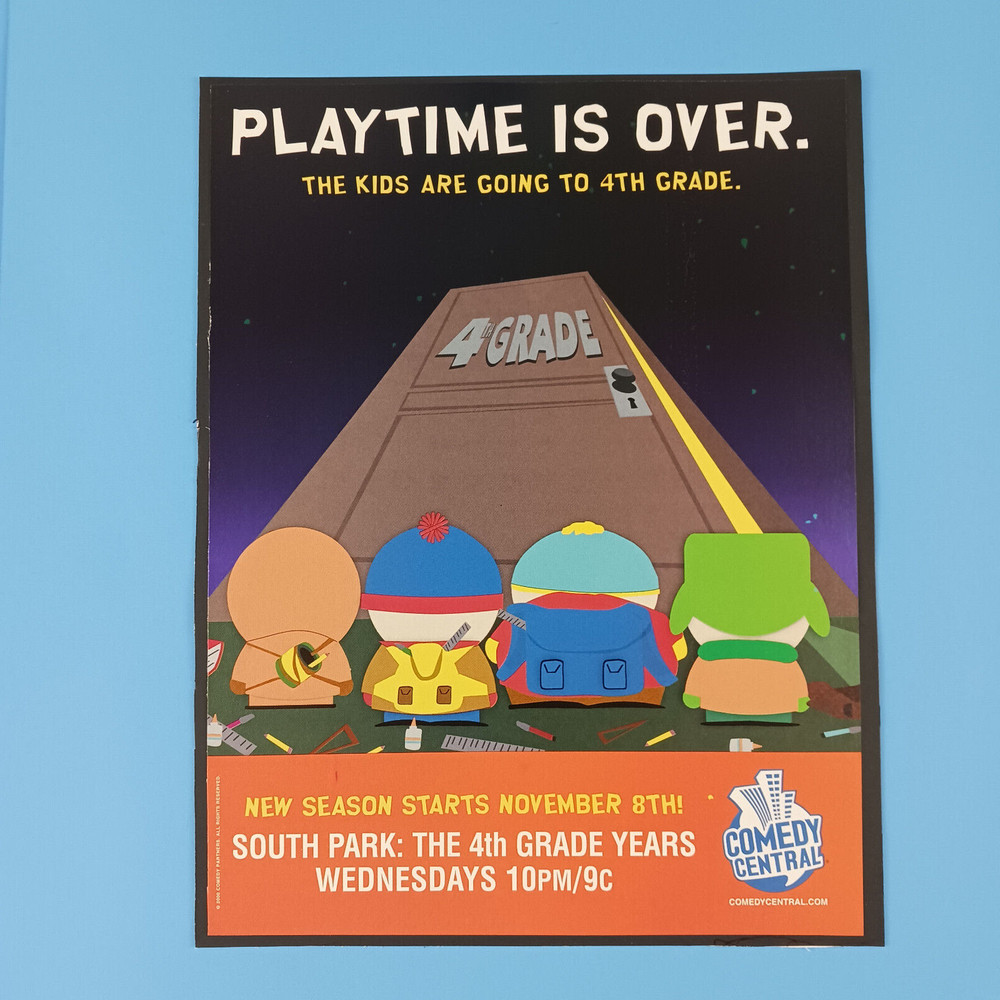 2000 Southpark Print Advertisement
