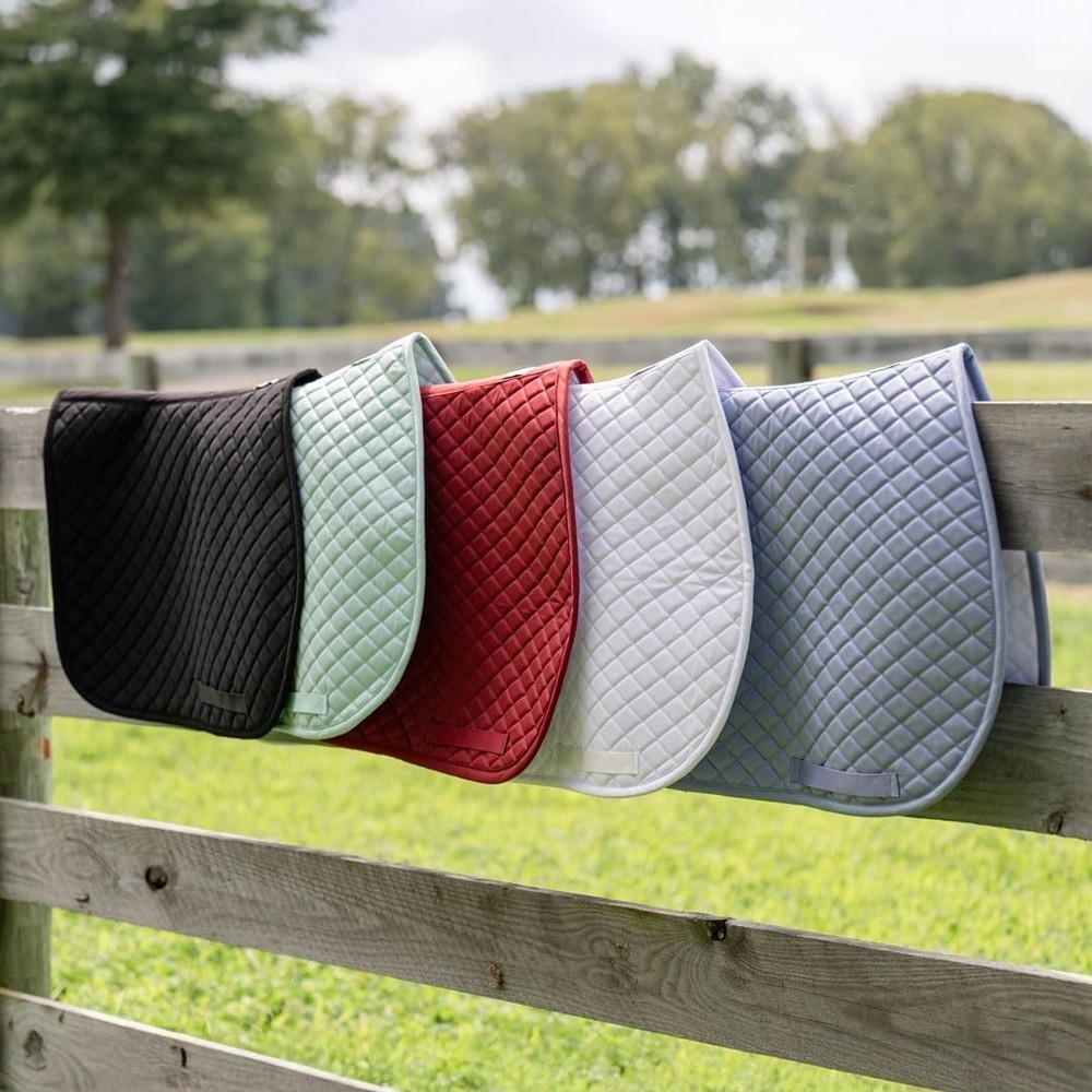 Durable All-Purpose Equestrian Saddle Pad - Moisture-Wicking & Machine Washable
