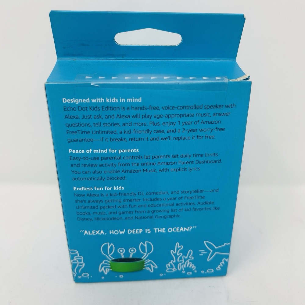 Amazon Echo Dot Kids Edition Smart Speaker with Alexa Green