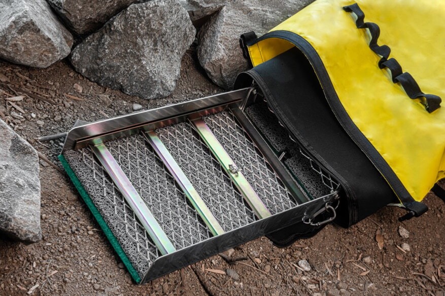 3Pc Set- Waterproof Gold Panning Backpack Kit,Includes-WaterProof Backpack,Sluic