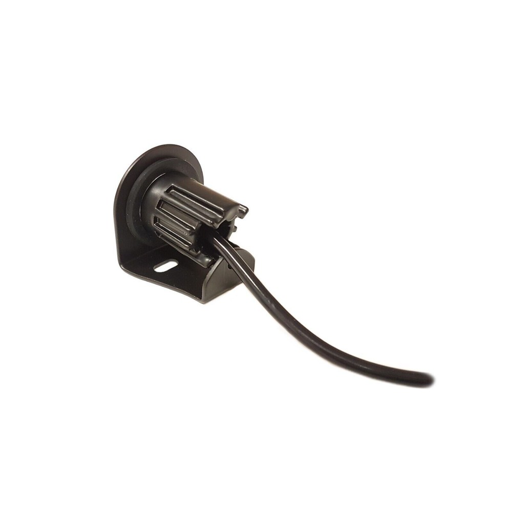 ROUND BUTTON LOW PROFILE FLUSH FIT AMBER LED STROBE EMERGENCY WARNING LIGHT