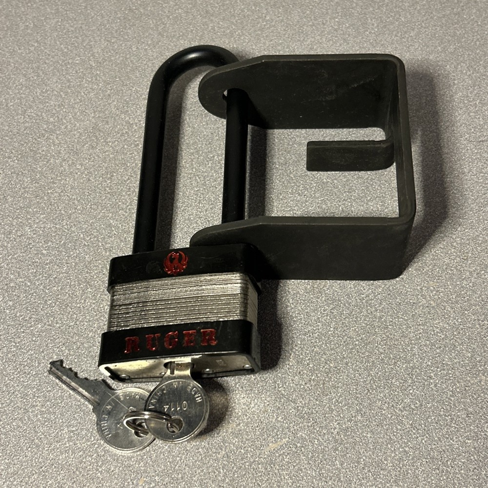Ruger Firearm Padlock with Hasp & 2 Keys