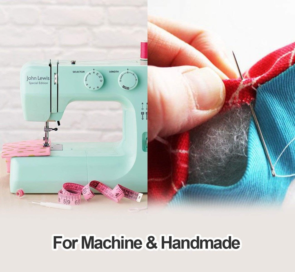 4 x 3000 Yards Serger Thread Spools White Polyester Sewing Thread Overlock Cone