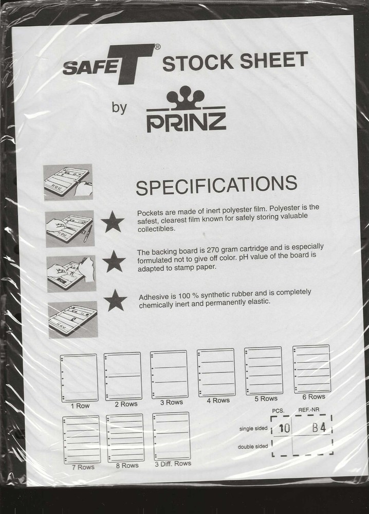 Safe-T Stock Pages - Single Sided - B4