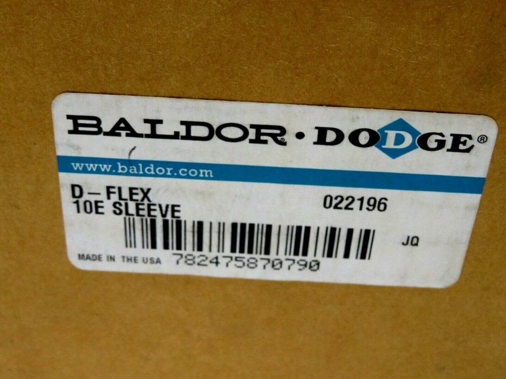 NEW BALDOR DODGE 10E D-FLEX SLEEVE