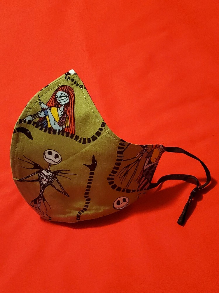 Nightmare Before Christmas Adjustable Face Mask