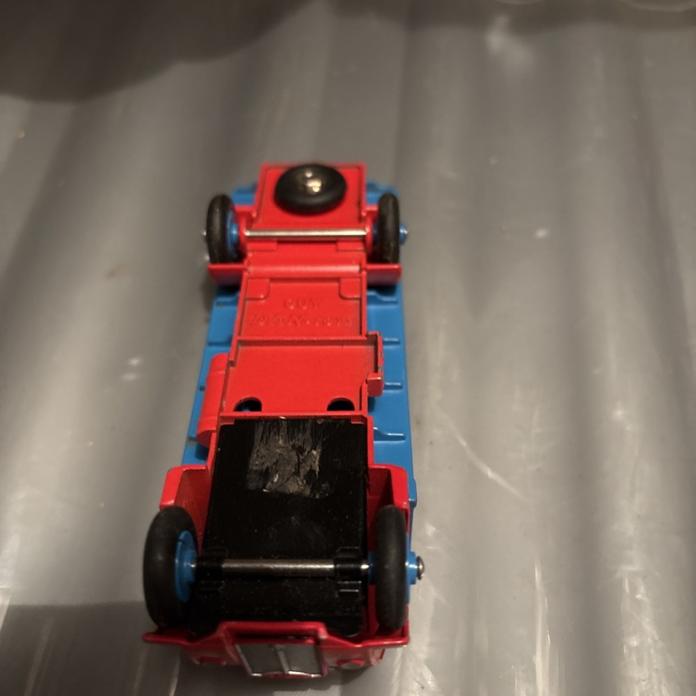 DINKY GUY FLATBED 1950s.red & light blue .