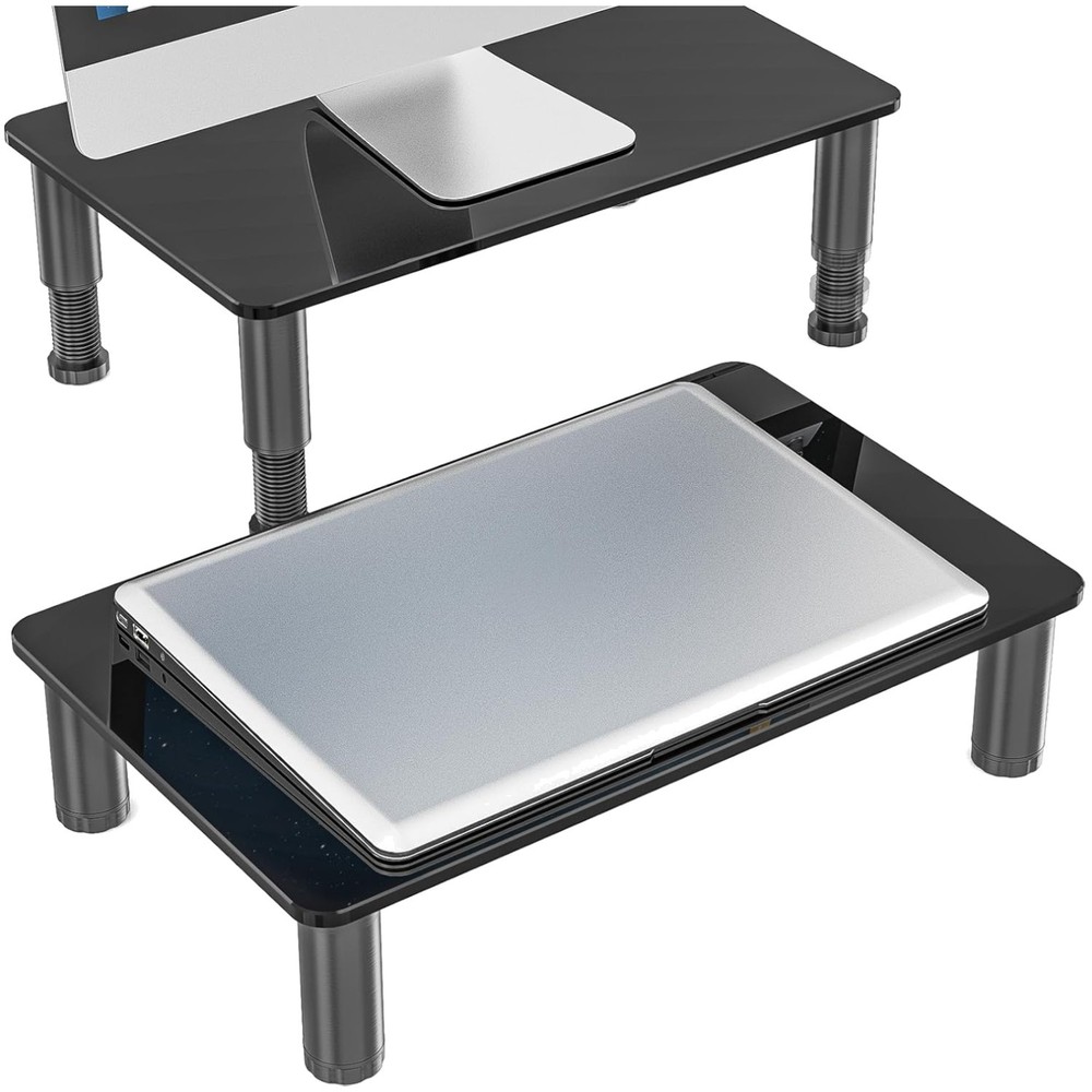 Space-Saving Desktop Stand for Monitor/Notebook