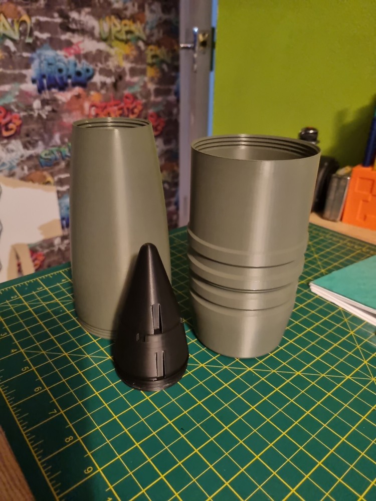 Replica 1/1 Scale 88mm Full Shell And casing PLASTIC MODEL KIT.FREE POSTAGE