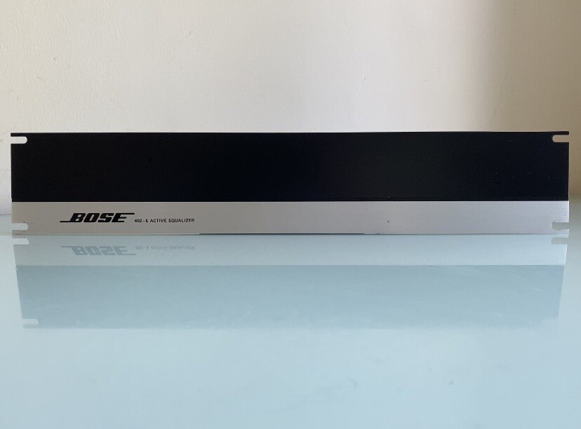 Bose 402-E Active Equalizer with 19” Rack Mount Faceplate Made in USA
