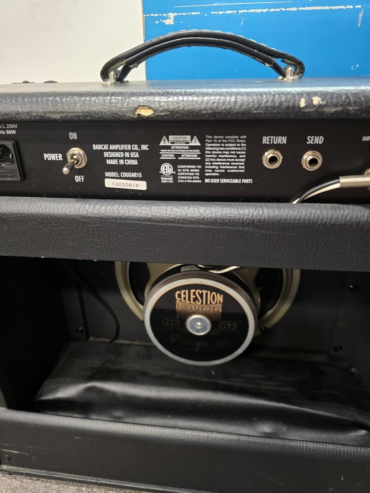 Bad Cat Cougar 15 Amplifier With Upgraded Celestion