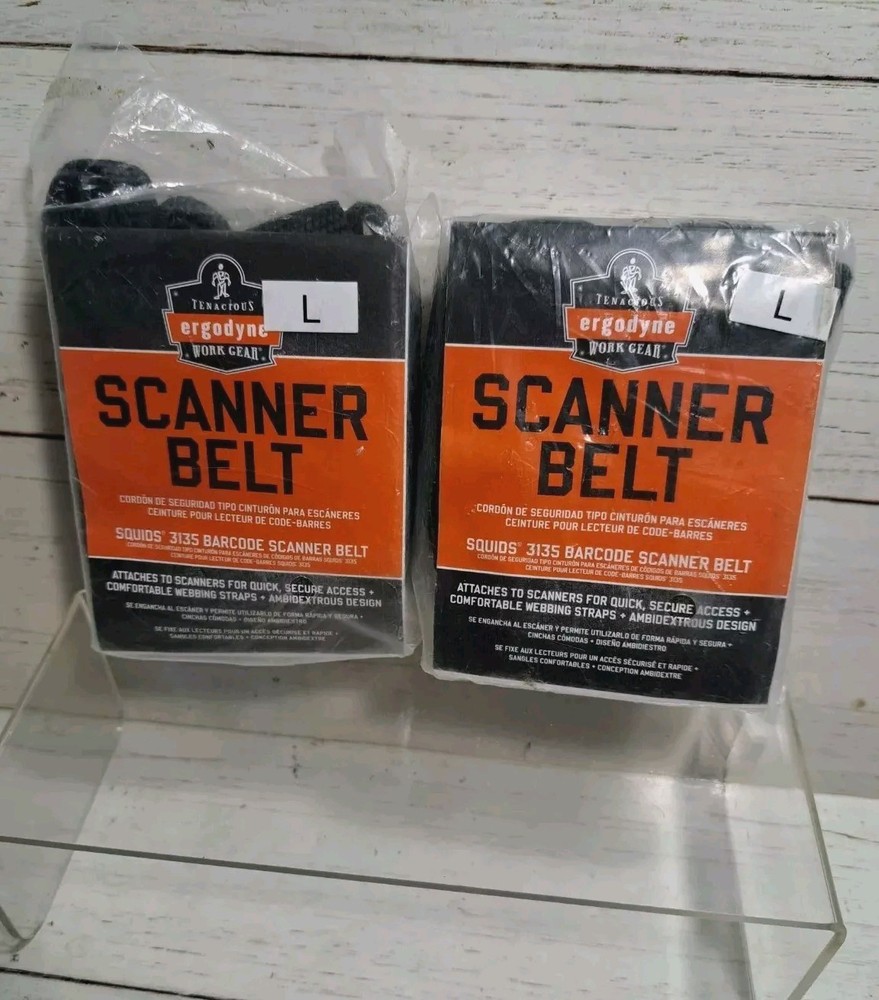 Barcode Scanner Belt with Hook, Includes Carrying Strap for