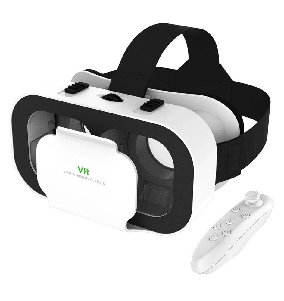 Virtual Reality Headset for Phone with Controller, 3D VR Glasses Adjustable V...