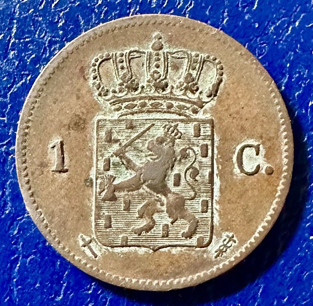 Beautiful 1870 Netherlands 1 Cent KM 100