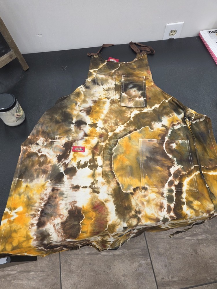 Dickies Apron. Size Small Hand Tie-dyed