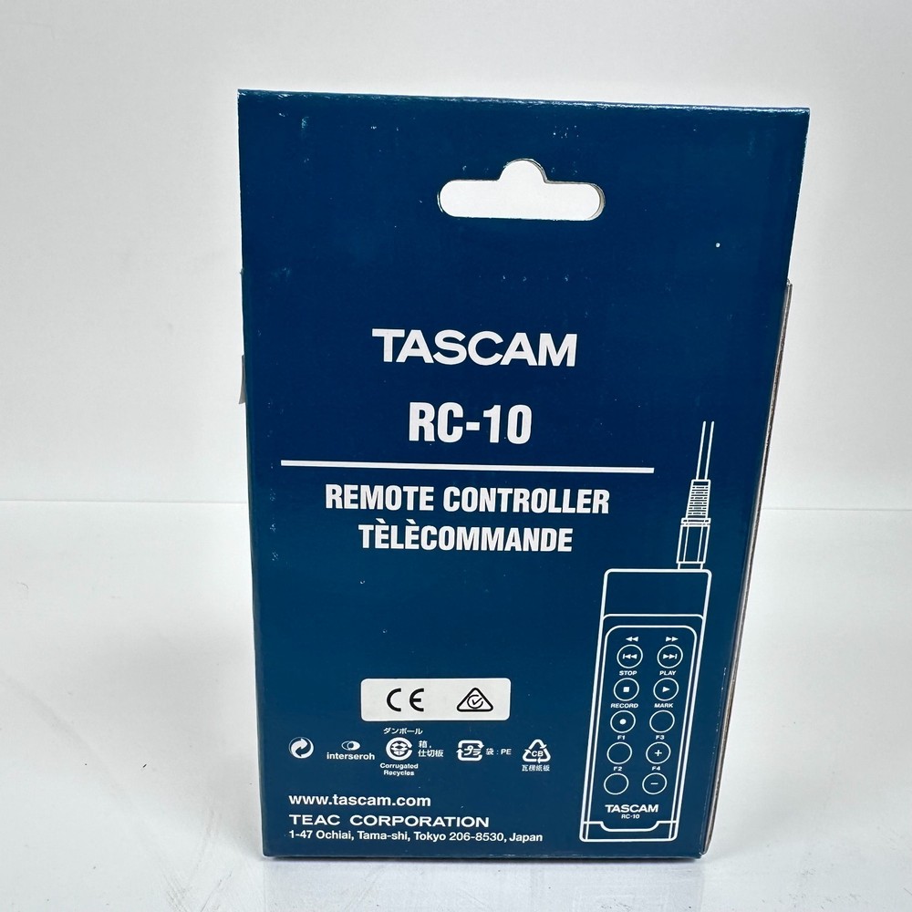 (NEW) TASCAM Remote Controller RC-10 In Original Box