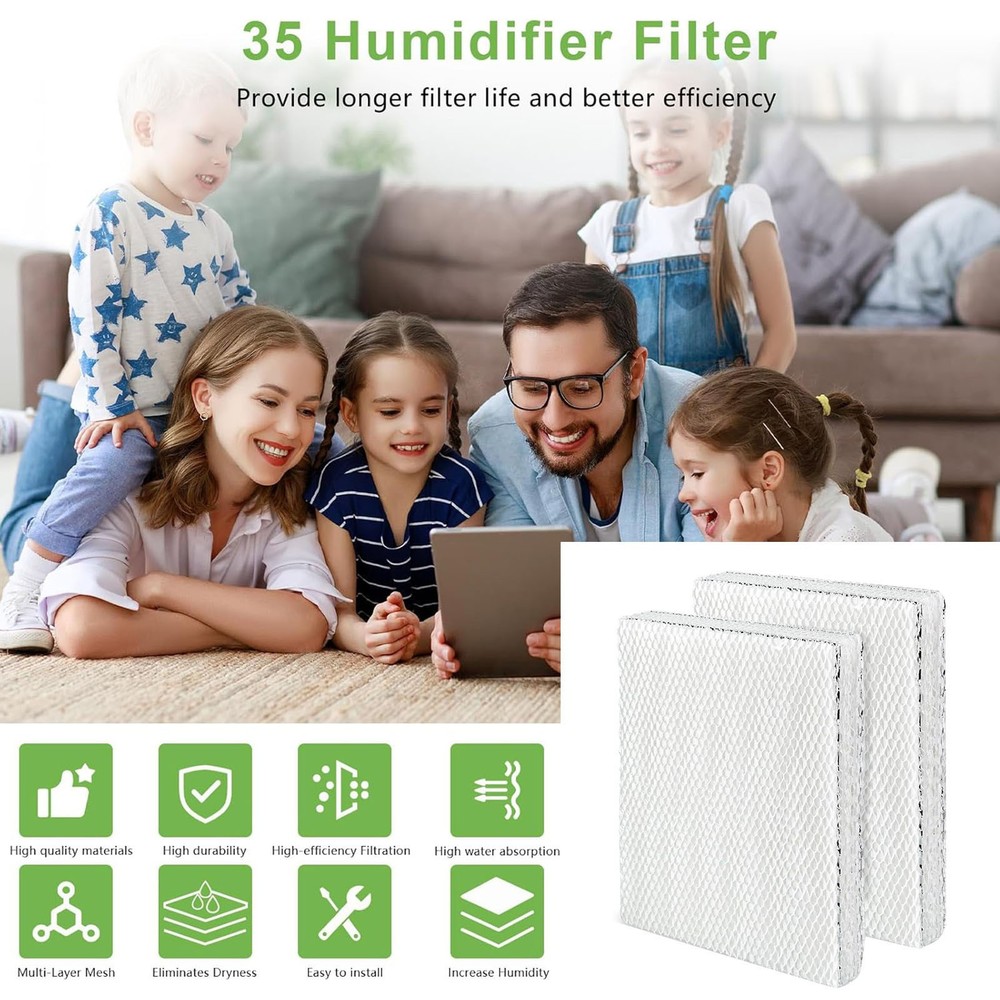 For Aprilaire 35 Replacement Filter Water Panel Pack of 2 for Model 700 760