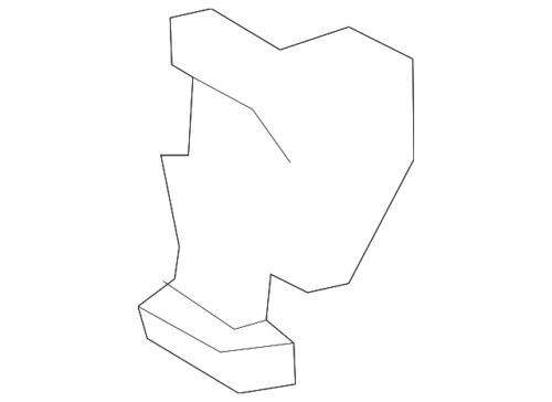 OEM NEW Ford Bracket Nut -W714293-S424