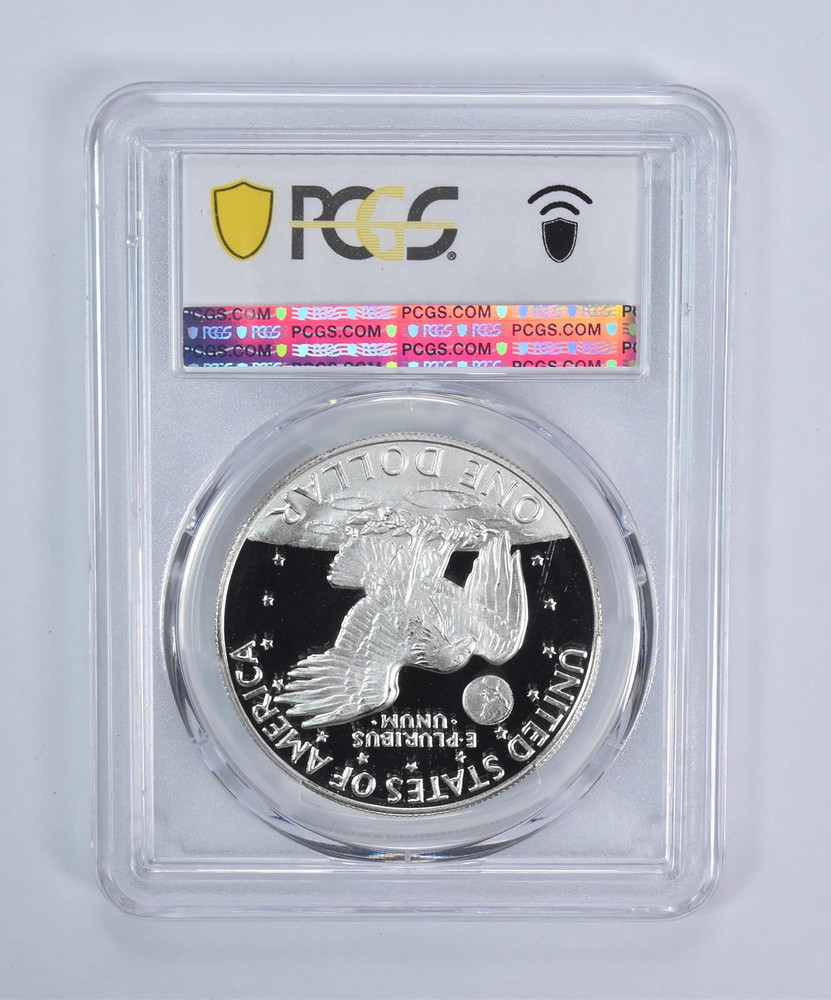 1974-S Eisenhower Dollar Silver PR70 DCAM PCGS Blue Label