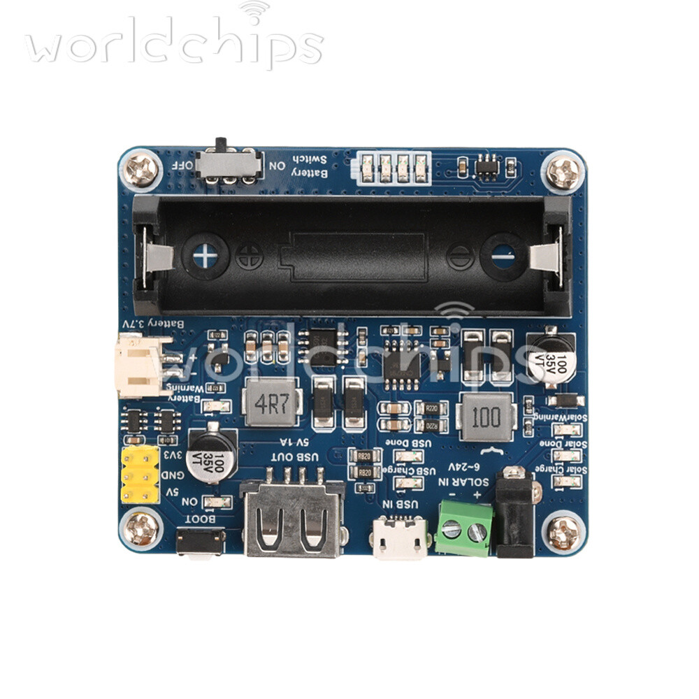 Power Manager Module for 6V~24V Solar Panel Support MPPT USB Battery Charging