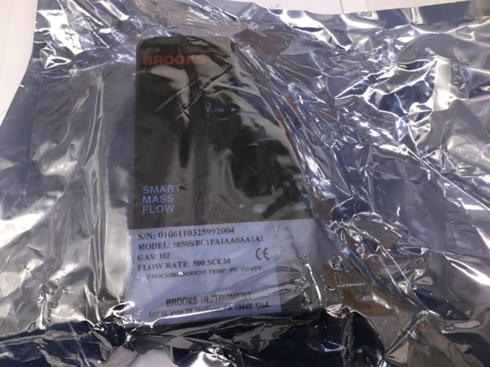 Brooks H2 Mass Flow Sensor 5850S BC1FA1AA0AA1A1 500SCCM New!