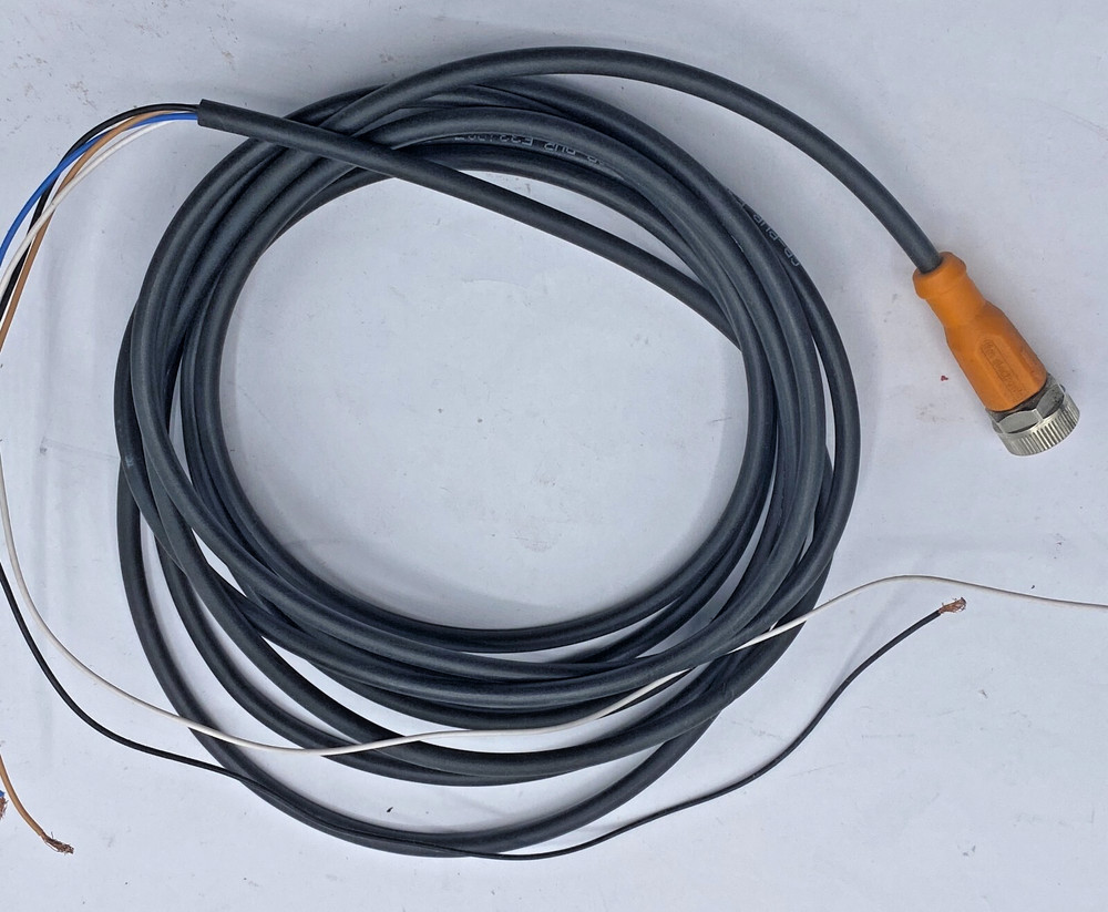 IFM Connection Cable - 300 VAC/VDC - Female 4-Pole Connector ✅