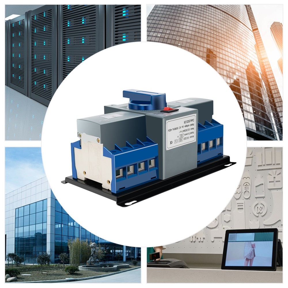 63A 4P ATS Dual Power Automatic Transfer Switch kit Generator Changeover Switch