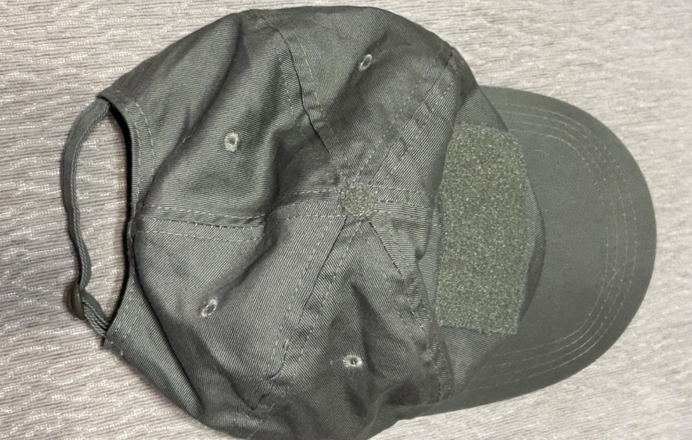 Special Forces Strap back embroidered Loopfront Distressed Green One size