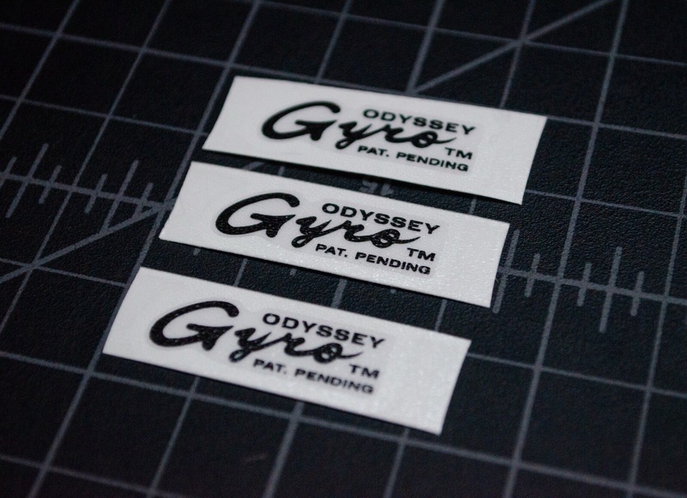 Decals for Odyssey Gyro Cup - Black