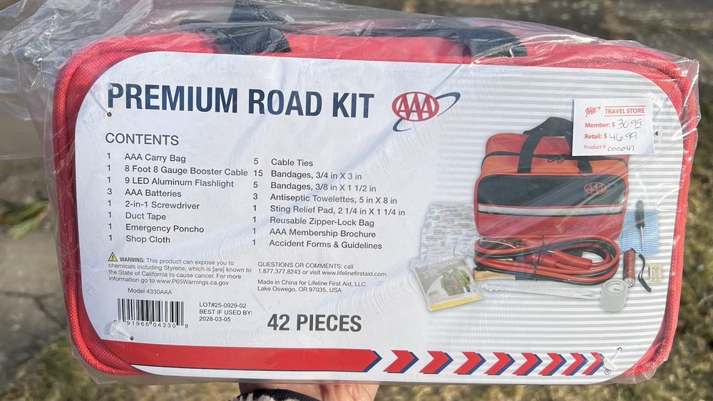 AAA Jumper Cables Emergency Pack