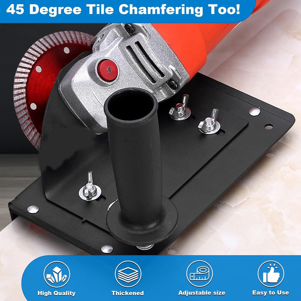 Angle Grinder Stand For Tile 45 Degree Chamfer Cutting Tile Chamfering Tool US