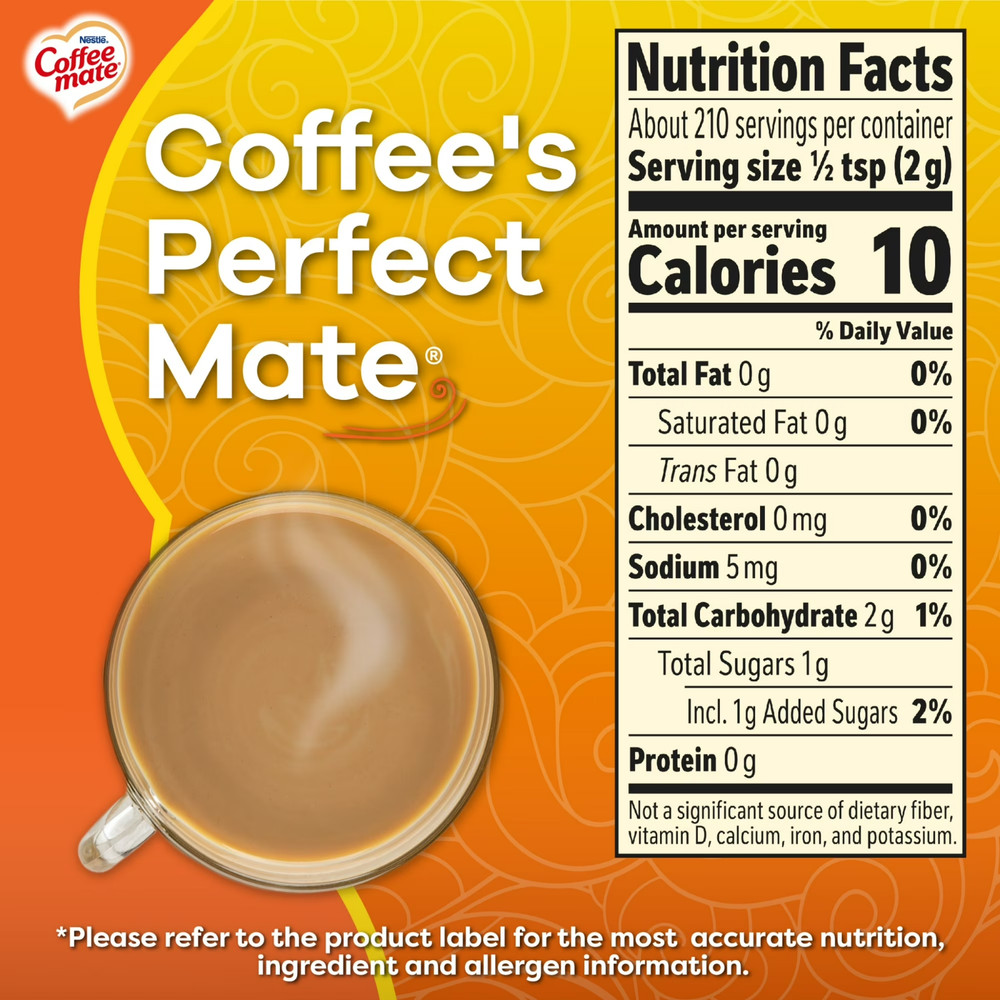 Coffee mate Hazelnut Powder Coffee Creamer, 15 oz....
