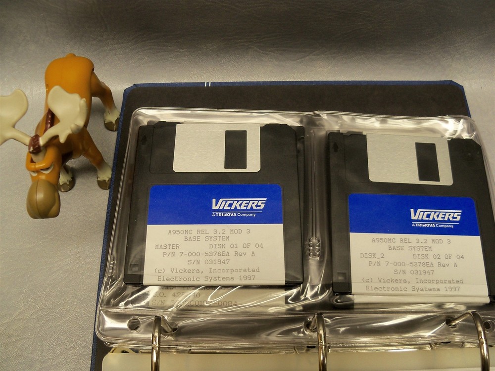 Cincinnati Vickers Acromatic A950MC Rel 3.2 Mod 3 Executive Software Package