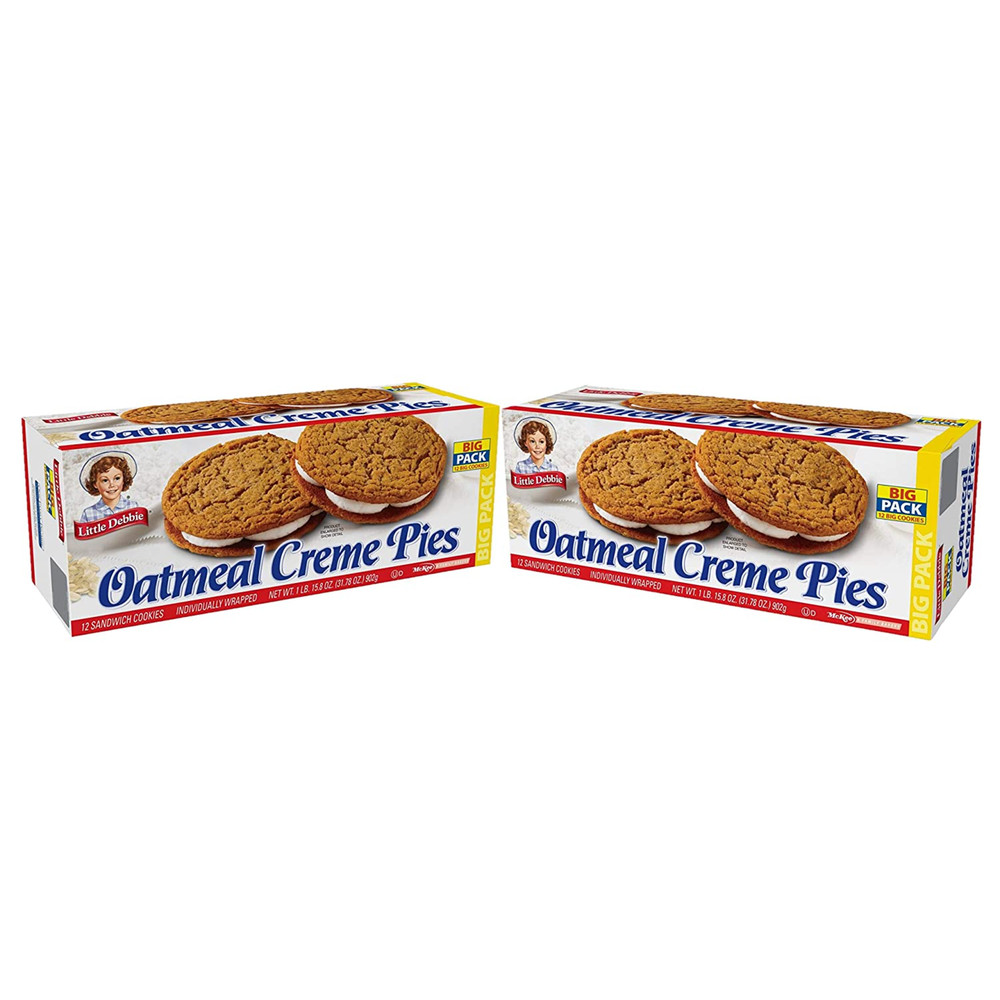 Little Debbie Oatmeal Creme Pies - Big Pack, (2-Boxes)