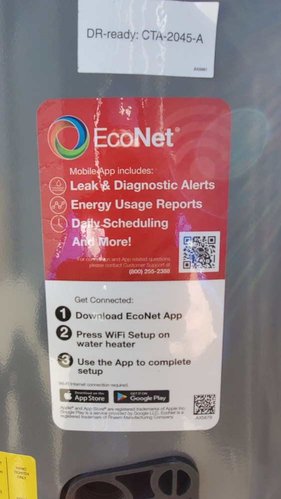 Richmond Encore 50 Gallon 10-Year Plug-in Heat Pump Water Heater with HydroBoost