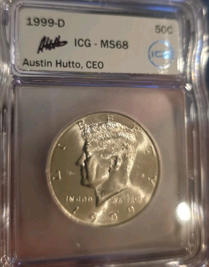 1999-D Kennedy Half Dollar MS68 Uncirculated RARE